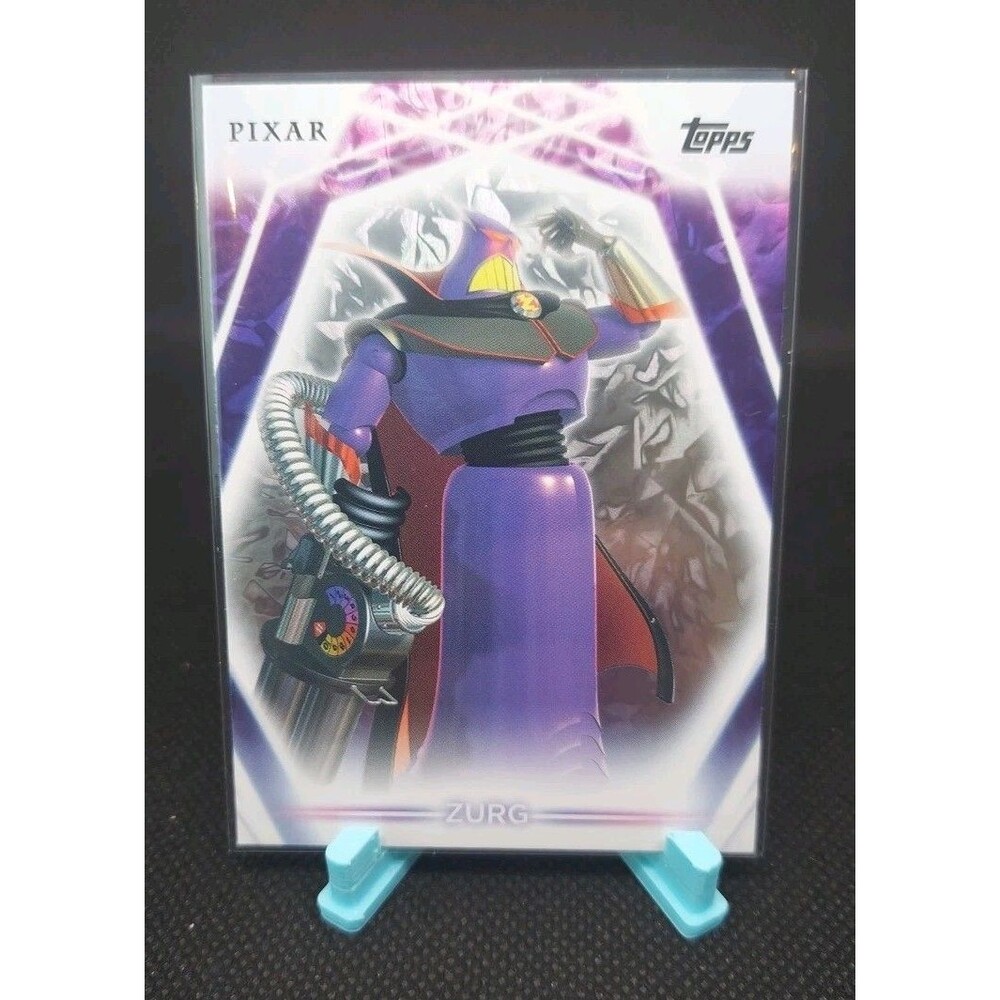 2026 Topps Disney Neon Zurg #34 Snow Cap Parallel Foil Toy Story Trading Card